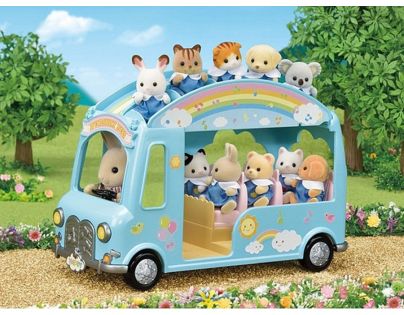 Sylvanian Families Duhový školkový autobus