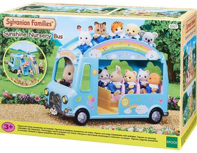 Sylvanian Families Duhový školkový autobus