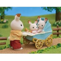 Sylvanian Families Dvojčata Chocolate králíků s kočárkem 2