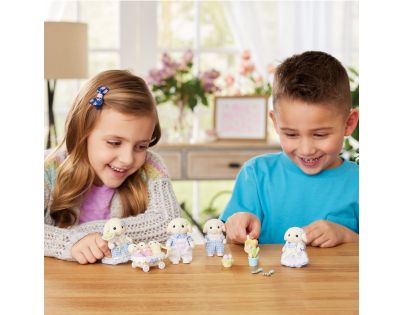Sylvanian Families Květinový set a sourozenci Flora králíků
