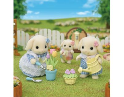 Sylvanian Families Květinový set a sourozenci Flora králíků