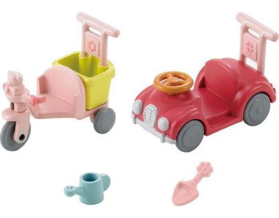Sylvanian Families Mamka bílý králík s hrajícími si mláďaty