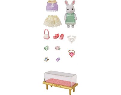 Sylvanian Families Město bílý králík se šperky a drahokamy