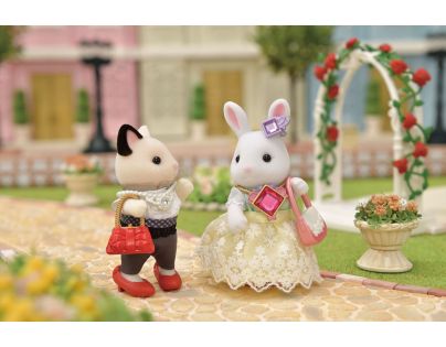 Sylvanian Families Město bílý králík se šperky a drahokamy