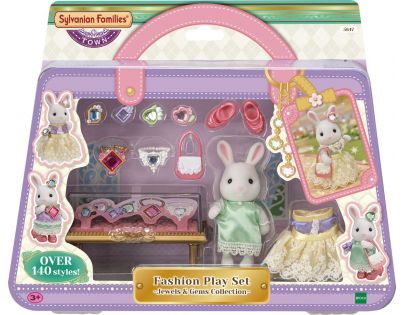 Sylvanian Families Město bílý králík se šperky a drahokamy