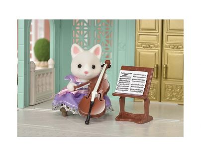 Sylvanian Families Město Cellistka hedvábná kočka
