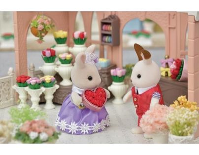 Sylvanian Families Město králík s květinovými dary