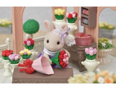 Sylvanian Families Město králík s květinovými dary