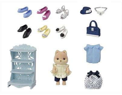 Sylvanian Families Město sada obuvi a doplňků