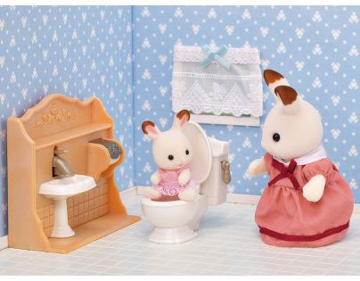Sylvanian Families Nábytek startovací set nábytků a chocolate králík mamka