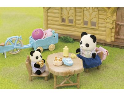 Sylvanian Families Panda a cyklobruslařský set