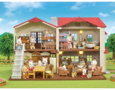Sylvanian Families Patrový dům s červenou střechou- Poškozený obal