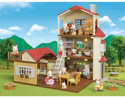 Sylvanian Families Patrový dům s červenou střechou