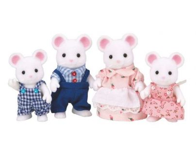 Sylvanian families - Rodina bílých myšek