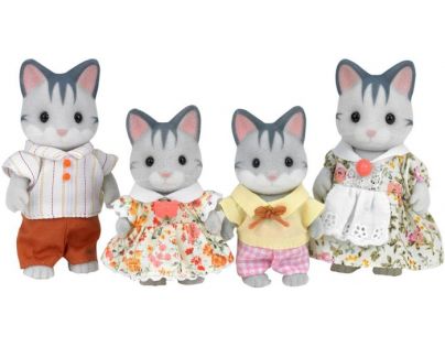 Sylvanian Families Rodina šedých koček