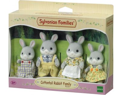 Sylvanian Families Rodina šedých králíků