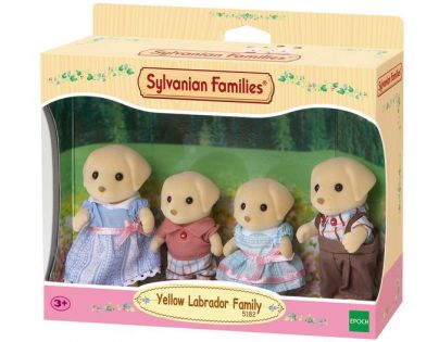 Sylvanian Families Rodina žlutí labradoři