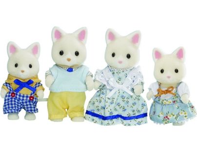 Sylvanian Families Rodinka hedvábných koček