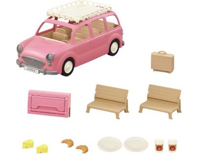 Sylvanian Families Rodinné auto růžové Van