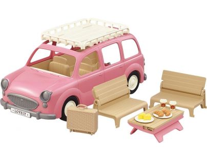 Sylvanian Families Rodinné auto růžové Van