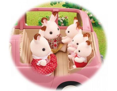 Sylvanian Families Rodinné auto růžové Van