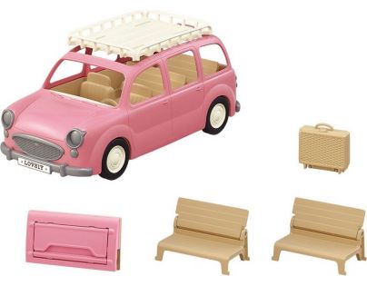 Sylvanian Families Rodinné auto růžové Van