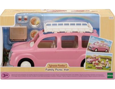 Sylvanian Families Rodinné auto růžové Van