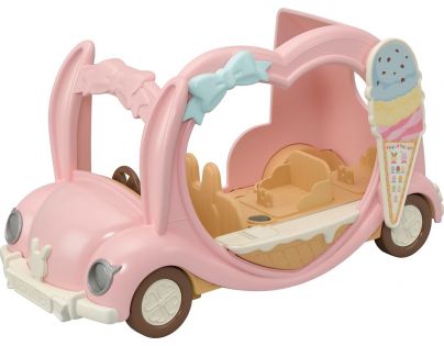 Sylvanian Families Růžový zmrzlinářský vůz