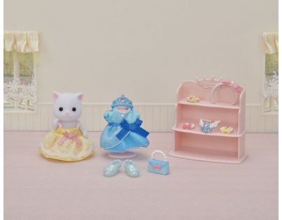 Sylvanian Families Šaty a ozdoby pro princezny s kotětem