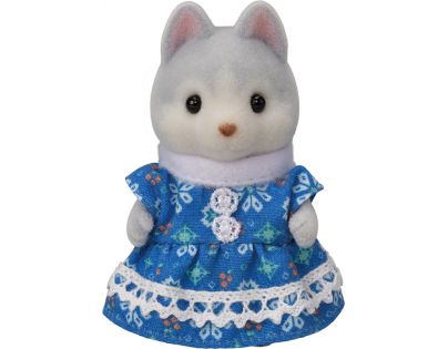 Sylvanian Families Tandemové kolo pro Husky sourozence