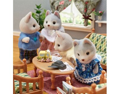 Sylvanian Families Tandemové kolo pro Husky sourozence