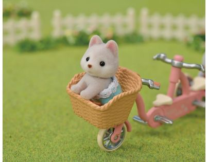 Sylvanian Families Tandemové kolo pro Husky sourozence