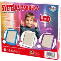 Made Tabulka LED svítící na baterie modrá 3