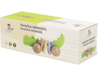 Tahací krokodýl na provázku