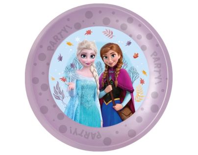 Talíře plastové znovupoužitelné Frozen II 21 cm 4 ks