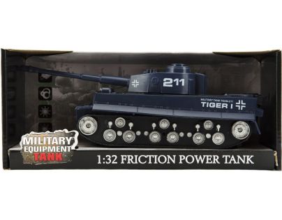 Tank plastový 28 cm na baterie se světlem a zvukem tmavě modrý