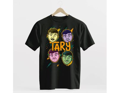 Tary Povoroznyk Tričko Tary faces černé vel. S