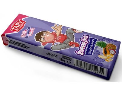 Tary Žveeejka - Tropické ovoce - 18g + tetovačka