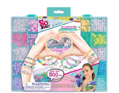 TASIA - Abecední sada na výrobu náramů 900 ks