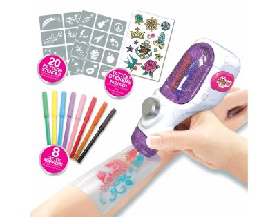 Tasia - Airbrush tetovací studio s příslušenstvím 20 šablon