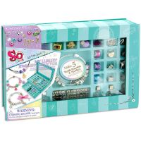 Tasia - Luxusní sada na výrobu náramků s přívěsky 70 ks