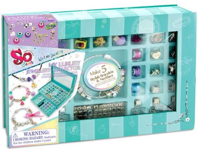 Tasia - Luxusní sada na výrobu náramků s přívěsky 70 ks