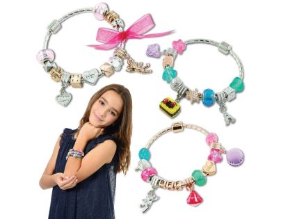 Tasia - Luxusní sada na výrobu náramků s přívěsky 70 ks