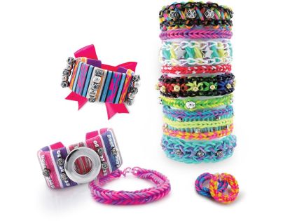 Tasia - Zaplétač na výrobu náramků z gumiček - 1800 ks bez latexu