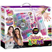 Tasia - Zaplétač na výrobu náramků z gumiček - 1800 ks bez latexu