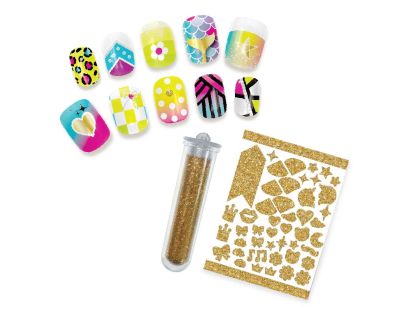 Tasia Beauty sada nehty - Stylistická sada s glitry