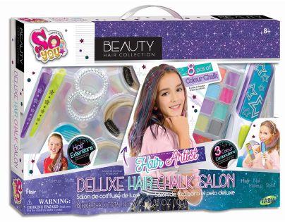 Tasia Deluxe vlasový salon - 8 barevných křid, barvící stroj