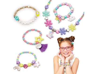 Tasia Sada na výrobu náramků a doplňků Jednorožec 350 ks