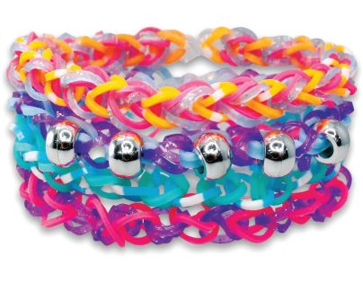 Tasia Sada na výrobu náramků z gumiček - 700 ks bez latexu