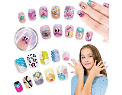 Tasia Stylová sada Nail Art s třpytkami a samolepkami